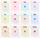 Manga Reading Bingo yearly kit