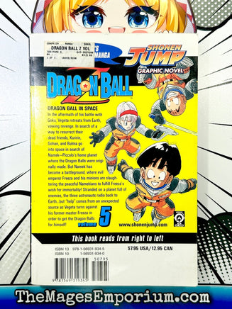 Dragon Ball Z Vol 5 - The Mage's Emporium Viz Media 2405 alltags description Used English Manga Japanese Style Comic Book