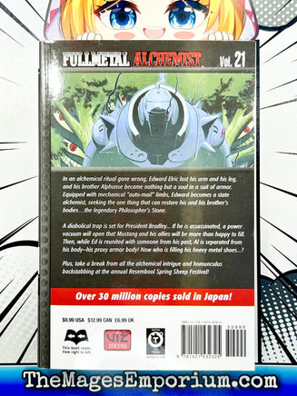 Fullmetal Alchemist Vol 21 - The Mage's Emporium Viz Media 2404 alltags bis3 Used English Manga Japanese Style Comic Book