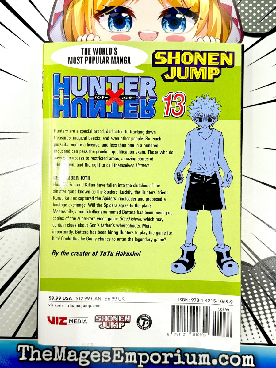 Viz Media's Hunter x Hunter Vol 13 Manga for only 5.99 at The