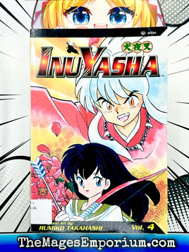 InuYasha Vol 4 Ex Library - The Mage's Emporium Viz Media 2405 alltags description Used English Manga Japanese Style Comic Book