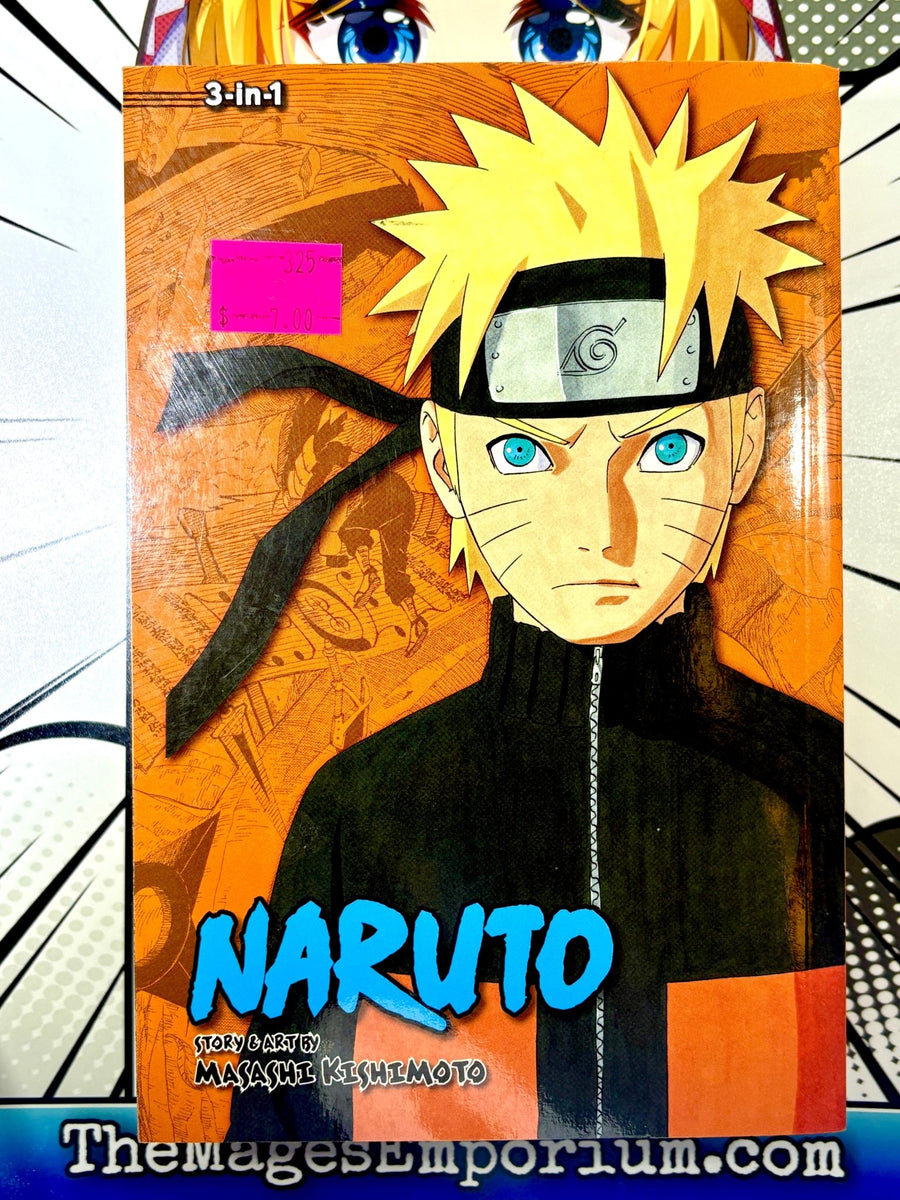 Naruto omnibus volumes 34-36, 43-45, sold and 55-57