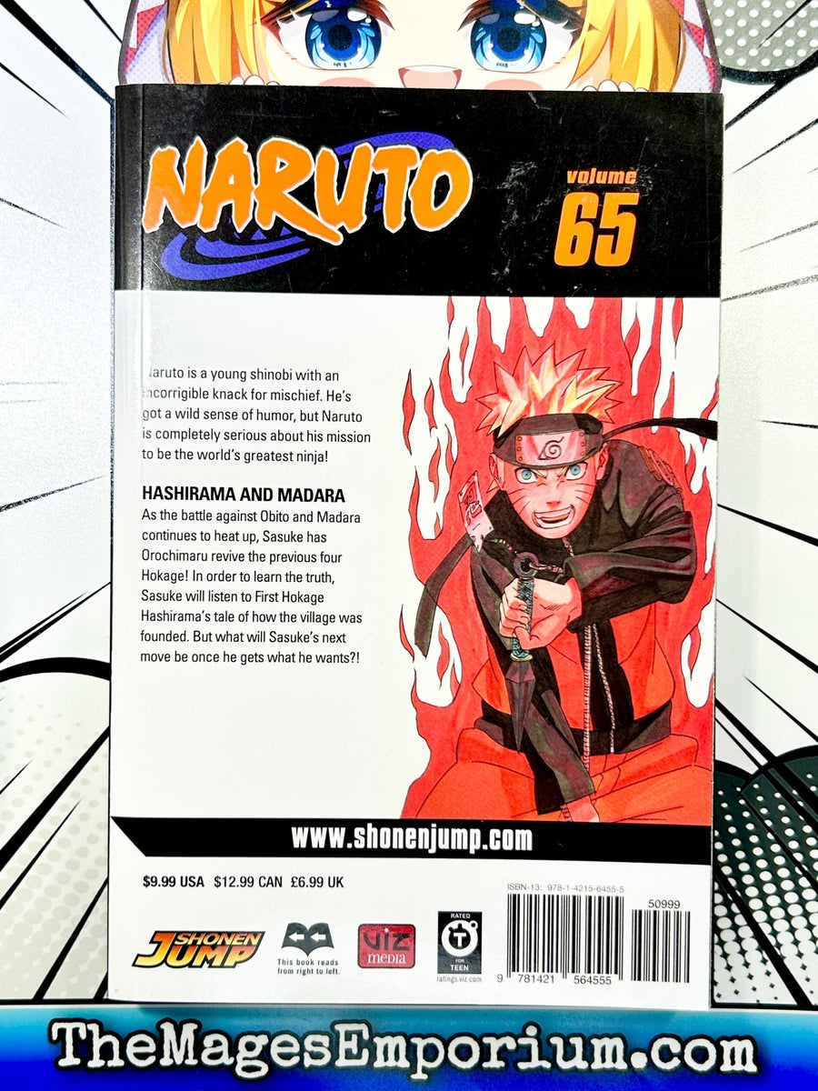 Viz Media's Naruto Vol 65 Manga for only 6.99 at The Mage's