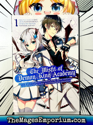 The Misfit of Demon King Academy Vol 1 - The Mage's Emporium Square Enix 2404 alltags bis3 Used English Manga Japanese Style Comic Book