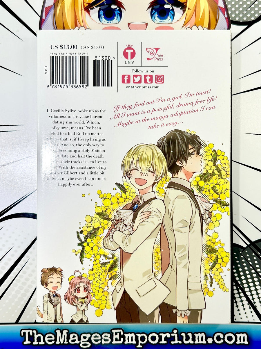 Yen Press's CrossDressing Villainess Cecilia Sylvie Vol 1 Manga for
