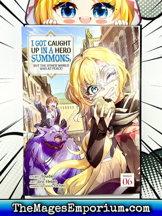 I Got Caught Up In A Hero Summons Vol 6 But The Other World Was At Peace - The Mage's Emporium Seven Seas 2401 alltags description Used English Manga Japanese Style Comic Book