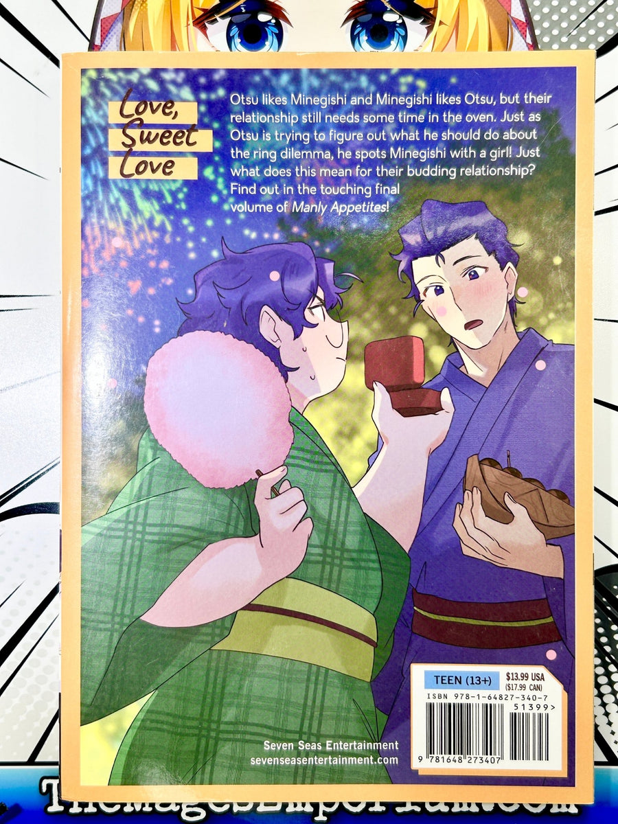 Seven Seas's Manly Appetites Minegishi Loves Otsu Vol 3 Manga for only