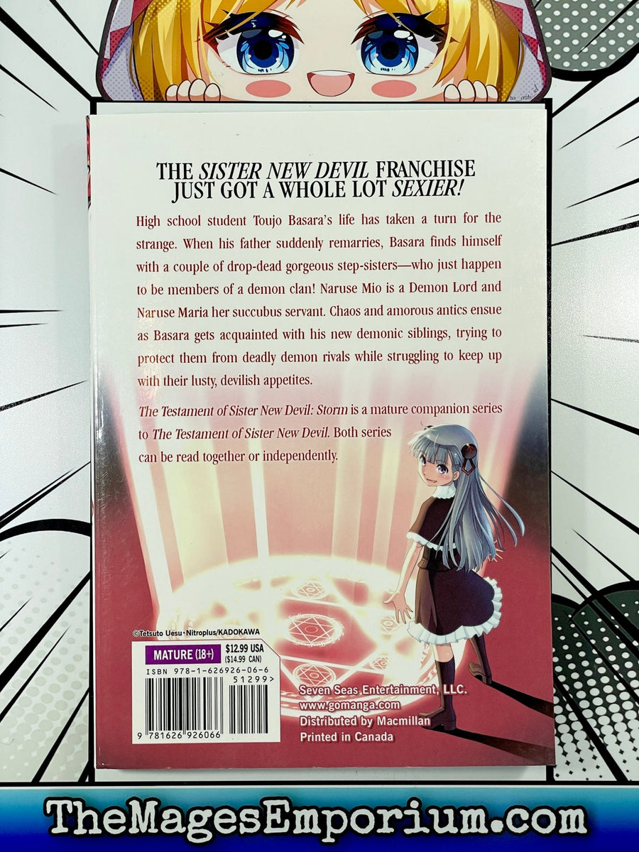 Seven Seas's The Testament of Sister New Devil Storm Vol 1 Manga for