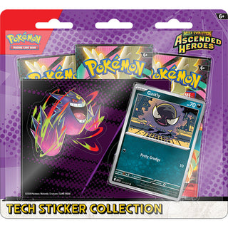Pokemon: Mega Evolution - Ascended Heroes Tech Sticker Collection - Gastly