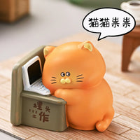 OFFICE CATS FIGURINE BLIND BOX (1 Blind Box)