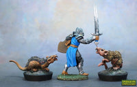 Bones Dungeon Dwellers: Giant Tomb Rats (6)