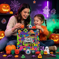 Schylling Nee-Doh 2026 Funky Frights Squish-O-Ween 13-Piece Countdown Calendar