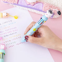 10 Colors Ballpoint Pens - The Mage's Emporium Kore Kawaii Kore Kawaii Shopify Collective Used English Japanese Style Comic Book
