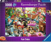 Ravensburger: Puzzle - Dean McAdam's Fun Jobs - The Cat Groomer