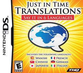 Just In Time Translations (Nintendo DS)