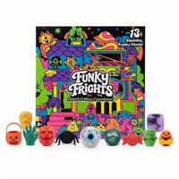 Schylling Nee-Doh 2026 Funky Frights Squish-O-Ween 13-Piece Countdown Calendar