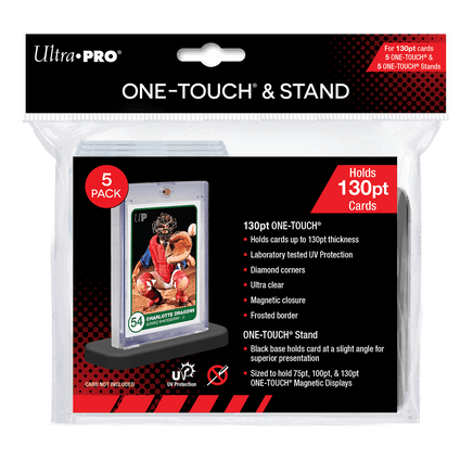 130PT ONE - TOUCH & Stands (5ct) - The Mage's Emporium Ultra PRO International Shopify Collective Ultra PRO International Used English Card Displays Japanese Style Comic Book