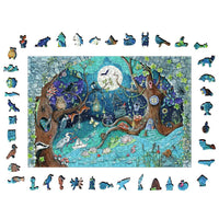 Wooden Puzzle: Fantasy Forest