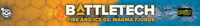 BattleTech: Battle Mat - Fire and Ice 02 - Magma Fjords