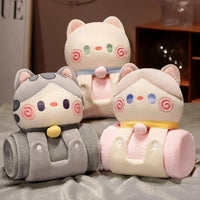 2 in 1 Cat Pillow Blanket - The Mage's Emporium Kore Kawaii Kore Kawaii Shopify Collective Used English Japanese Style Comic Book