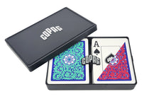 COPAG Playing Cards: Double Deck Set - Neoteric - Red/Green - Poker Size - Jumbo Index (2)