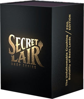 Secret Lair Drop: The Unfathomable Crushing Brutality of Basic Lands - Traditional Foil Edition [SLD]