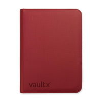 9 Pocket Exo-Tec Zip Binder : Metallic Red