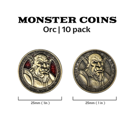 Monster Coins - Orcs - 10 Pack