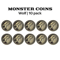 Monster Coins - Wolf - 10 Pack