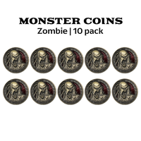 Monster Coins - Zombies - 10 Pack