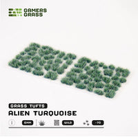 Gamers Grass Tufts: Alien Tufts - Alien Turquoise - 6mm - Wild