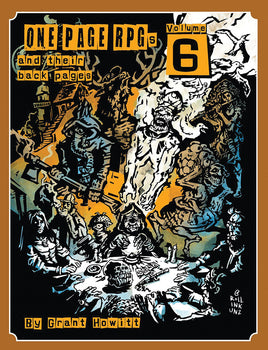 One Page RPGs - Volume 6