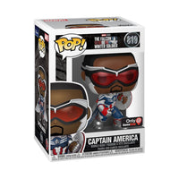 Funko Pop! Marvel: The Falcon and the Winter Soldier - Captain America Action Pose #819 GameStop Exclusive