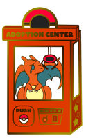 Pokemon: Charzaird Adoption Center Enamel Pin