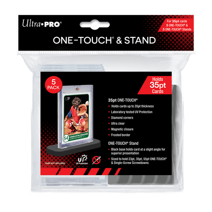 35PT ONE - TOUCH & Stands (5ct) - The Mage's Emporium Ultra PRO International Shopify Collective Ultra PRO International Used English ONE - TOUCH Japanese Style Comic Book
