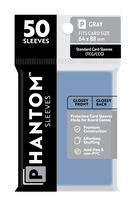 Phantom Sleeves: Gray Size (64mm x 88mm) 50 ct