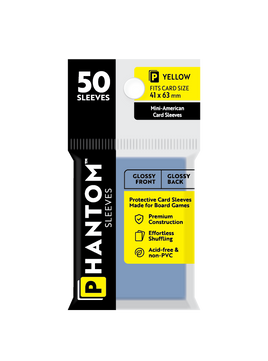 Phantom Sleeves: Yellow Size (41mm x 63mm) 50 ct