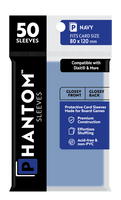 Phantom Sleeves: Navy Size (80mm x 120mm) 50 ct