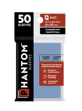 Phantom Sleeves: Rust Size (54mm x 80mm) 50 ct