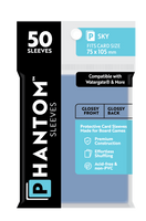 Phantom Sleeves: Sky Size (75mm x 105mm) 50 ct