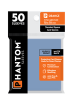 Phantom Sleeves: Orange Size (70mm x 70mm) 50 ct