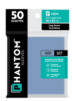 Phantom Sleeves: Aqua Size (80mm x 80mm) 50 ct