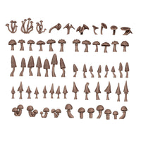AK Interactive Basing Bits: Forest Mushrooms (63 Pieces)