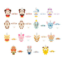 [In Stock] MINISO Disney Squinting Sleepwear Series Plush Keychains Gift Blind Box