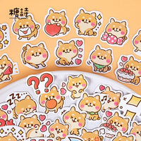 45 Pcs Kawaii Shiba Inu Stickers - The Mage's Emporium Kore Kawaii Kore Kawaii Shopify Collective Used English Japanese Style Comic Book