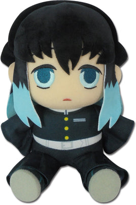 Demon Slayer Muichiro Tokito Plush 7 Inch - Official Kimetsu no Yaiba Sitting Plushie