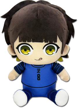 Blue Lock Meguru Bachira Team Z Uniform Sitting Pose Plush 12 inch