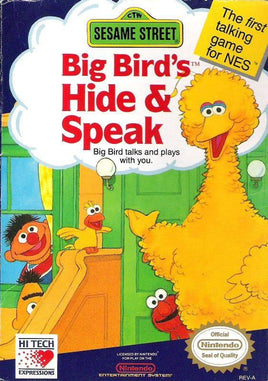 Sesame Street Big Bird's Hide and Speak (Nintendo NES)