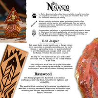 Navajo Red Jasper Stone Dice Set