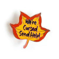 Verity Vox Enamel Pin - Leaf - We're Cursed